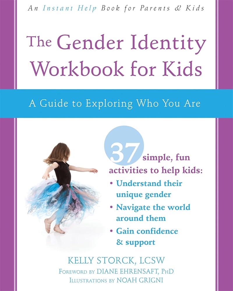 The Gender Identity Workbook for Kids: A Guide to Exploring Who You Are cover image