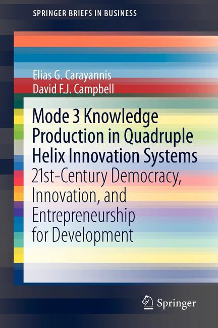 Mode 3 Knowledge Production in Quadruple Helix Innovation Systems: 21st-Century Democracy, Innovation, and Entrepreneurship for Development (2012) - Ingram