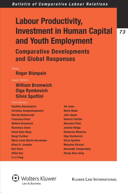 Labour Productivity, Investment in Human Capital and Youth Employment. Comparative Developments and Global Responses - Ingram