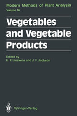 Vegetables and Vegetable Products (Softcover Reprint of the Original 1st 1994) - Ingram