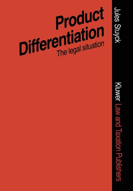 Product Differentiation in Terms of Packaging Presentation, Advertising, Trade Marks, Etc.: An Assessment of the Legal Situation Regarding Pharmaceuti - Ingram