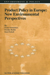 Product Policy in Europe: New Environmental Perspectives (Softcover Reprint of the Original 1st 1996) - Ingram