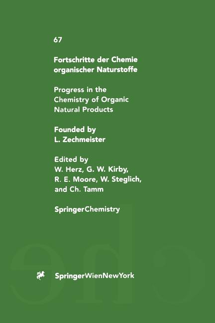 Fortschritte Der Chemie Organischer Naturstoffe / Progress in the Chemistry of Organic Natural Products (Softcover Reprint of the Original 1st 1996) - Ingram