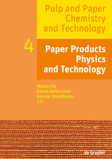 Paper Products Physics and Technology - Ingram