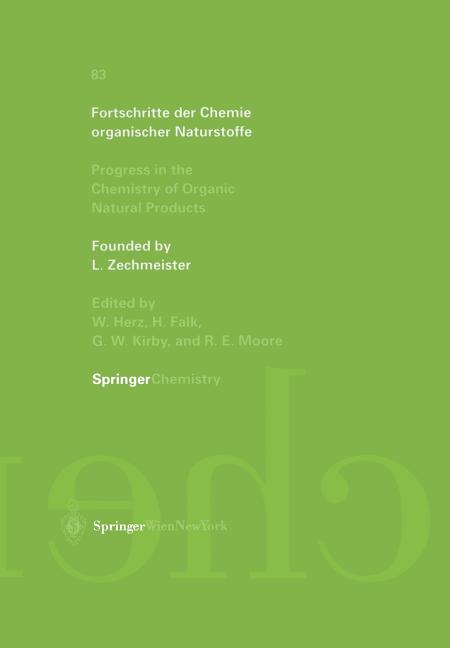 Fortschritte Der Chemie Organischer Naturstoffe: Progress in the Chemistry of Organic Natural Products (2002) - Ingram