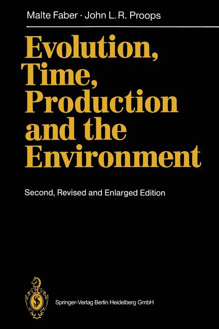 Evolution, Time, Production and the Environment (Softcover Reprint of the Original 2nd 1993) - Ingram