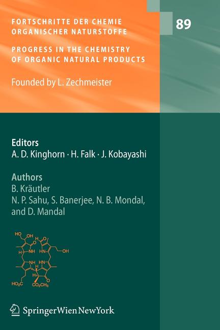 Fortschritte Der Chemie Organischer Naturstoffe / Progress in the Chemistry of Organic Natural Products - Ingram