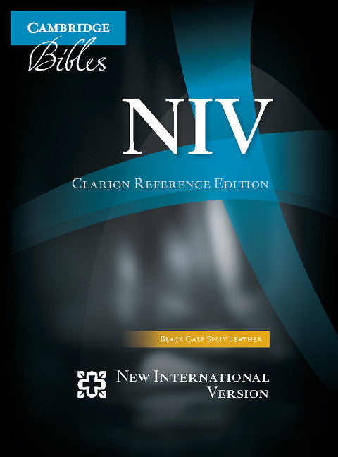 NIV Clarion Reference Bible, Black Calf Split Leather, Ni484: X - Ingram