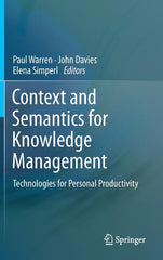 Context and Semantics for Knowledge Management: Technologies for Personal Productivity (2011) - Ingram