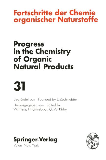 Fortschritte Der Chemie Organischer Naturstoffe / Progress in the Chemistry of Organic Natural Products (Softcover Reprint of the Original 1st 1974) - Ingram