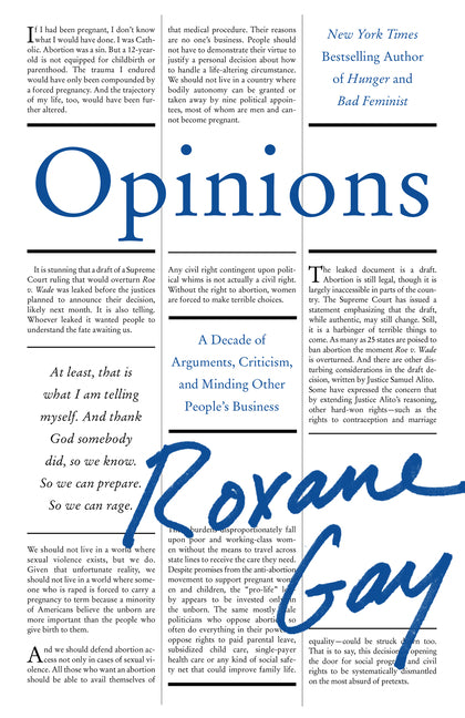 Opinions: A Decade of Arguments, Criticism, and Minding Other People's Business - Ingram