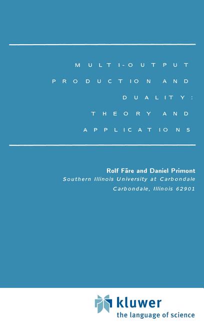 Multi-Output Production and Duality: Theory and Applications (1995) - Ingram