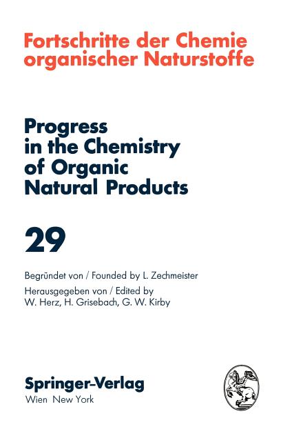 Fortschritte Der Chemie Organischer Naturstoffe / Progress in the Chemistry of Organic Natural Products 29 (1971) - Ingram