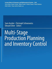 Multi-Stage Production Planning and Inventory Control (Softcover Reprint of the Original 1st 1986) - Ingram