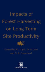 Impacts of Forest Harvesting on Long-Term Site Productivity (1994) - Ingram