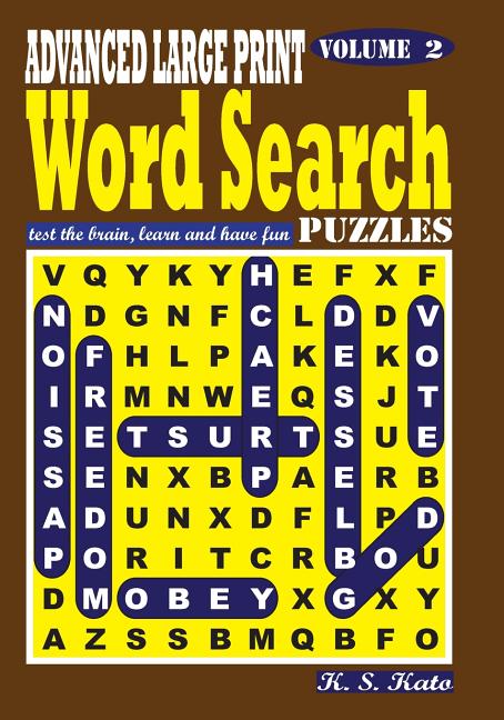 ADVANCED LARGE PRINT Word Search Puzzles, Vol. 2 - Ingram