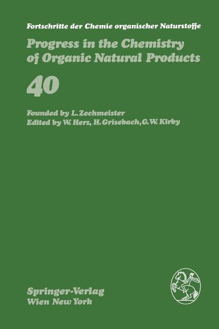 Fortschritte Der Chemie Organischer Naturstoffe / Progress in the Chemistry of Organic Natural Products (Softcover Reprint of the Original 1st 1981) - Ingram