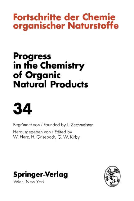 Fortschritte Der Chemie Organischer Naturstoffe / Progress in the Chemistry of Organic Natural Products (Softcover Reprint of the Original 1st 1977) - Ingram