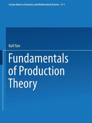 Fundamentals of Production Theory - Ingram