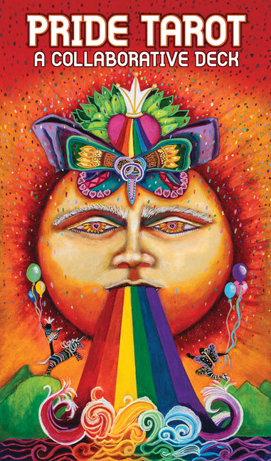 Pride Tarot: A Collaborative Deck, 78-Card Deck Celebrating LGBTQ+ Identities, Collaborative Art by 45 Global Artists, 192-Page Guidebook, Rider-Waite