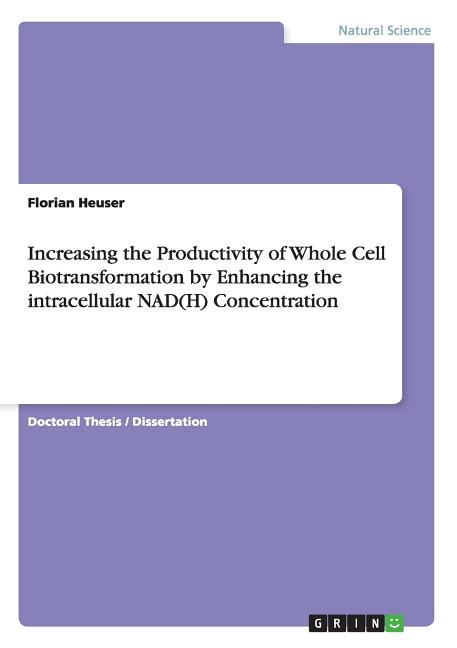 Increasing the Productivity of Whole Cell Biotransformation by Enhancing the intracellular NAD(H) Concentration - Ingram