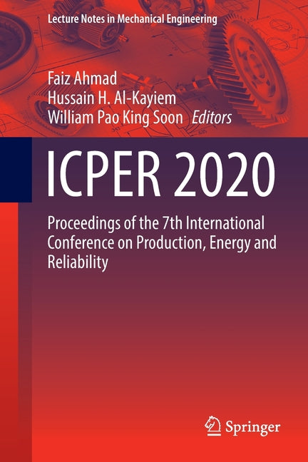 Icper 2020: Proceedings of the 7th International Conference on Production, Energy and Reliability (2023) - Ingram