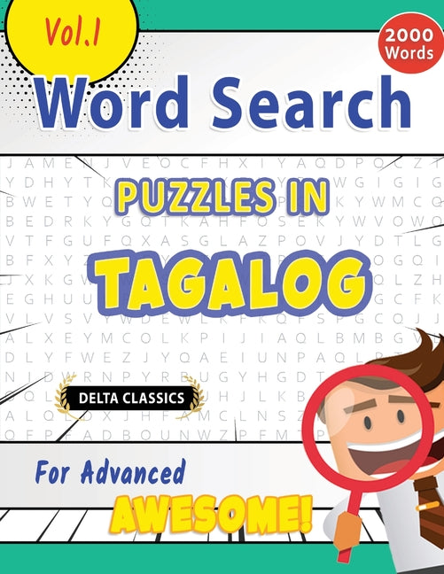 Word Search Puzzles in Tagalog for Advanced - Awesome! Vol.1 - Delta Classics - Ingram