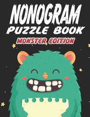 Nonogram Puzzle Book Monster Edition: 45 Multicolored Mosaic Logic Grid Puzzles For Adults and Kids - Ingram