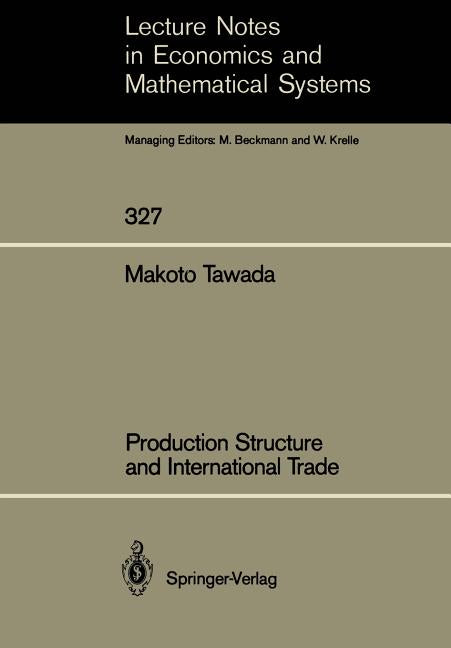 Production Structure and International Trade (Softcover Reprint of the Original 1st 1989) - Ingram