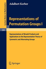 Representations of Permutation Groups I: Representations of Wreath Products and Applications to the Representation Theory of Symmetric and Alternating - Ingram