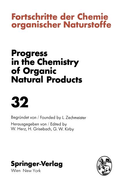 Fortschritte Der Chemie Organischer Naturstoffe / Progress in the Chemistry of Organic Natural Products (Softcover Reprint of the Original 1st 1975) - Ingram