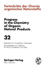 Fortschritte Der Chemie Organischer Naturstoffe / Progress in the Chemistry of Organic Natural Products (Softcover Reprint of the Original 1st 1975) - Ingram