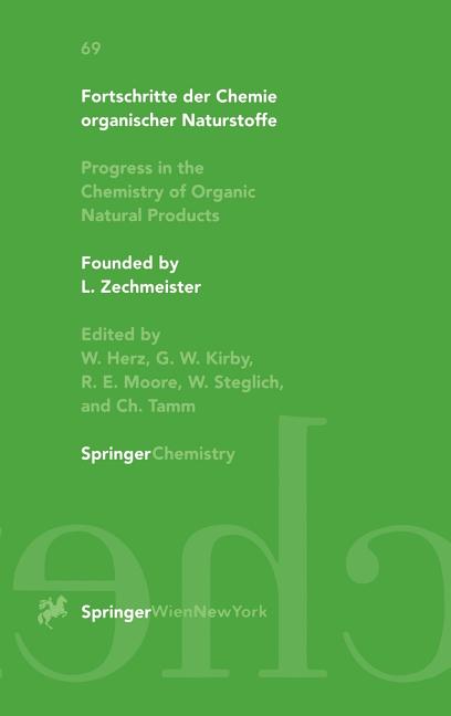 Fortschritte Der Chemie Organischer Naturstoffe Progress in the Chemistry of Organic Natural Products 69 (1996) - Ingram