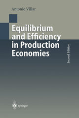 Equilibrium and Efficiency in Production Economies (2000. Softcover Reprint of the Original 2nd 2000) - Ingram