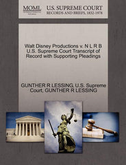 Walt Disney Productions V. N L R B U.S. Supreme Court Transcript of Record with Supporting Pleadings - Ingram