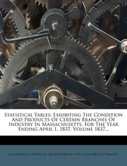 Statistical Tables: Exhibiting the Condition and Products of Certain Branches of Industry in Massachusetts, for the Year Ending April 1, 1 - Ingram